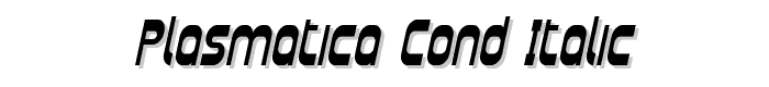 Plasmatica Cond Italic font